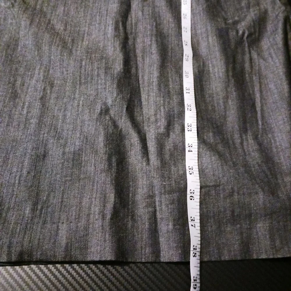 Calvin Klein Charcoal Grey Cotton Sheath Dress in Charcoal Grey Size‎ 6